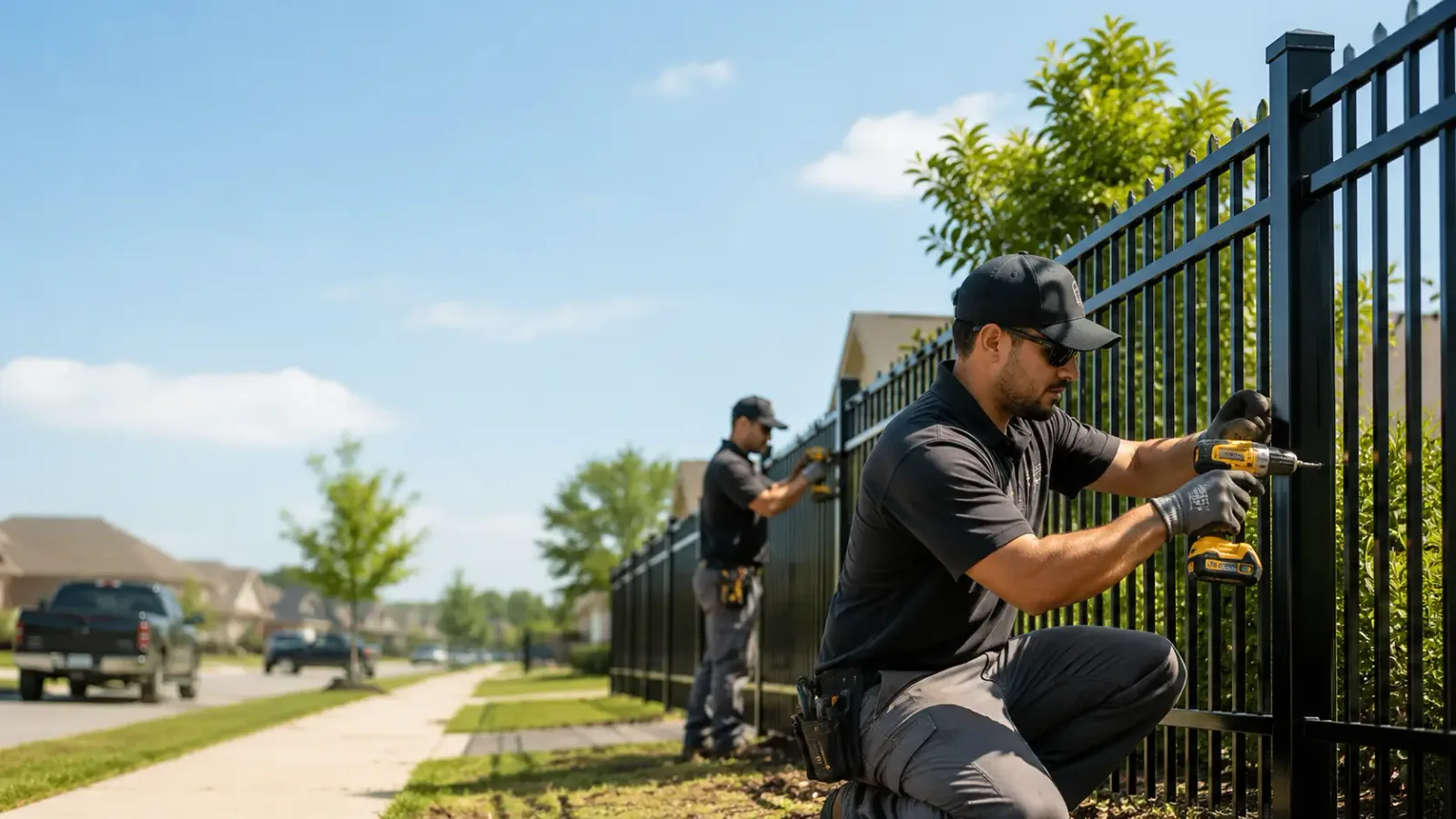 Metal Fence Installation in Covington, IN
